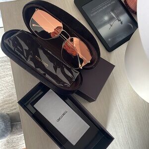 Tom Ford never worn sunglasses new with cases